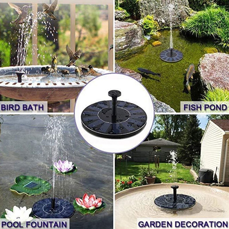 Solarbetriebene Außenbrunnenpumpe 7v Für Die Dekoration Kleiner Gartenteiche Und Vogelbäder