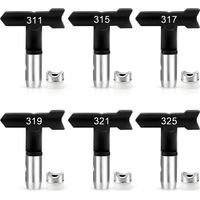 Set Aus 6 Stück Reversible Hochdruck-airless-spritzdüsen Für Häuser, Gärten Und Terrassen (311, 315, 317, 319, 321, 325)