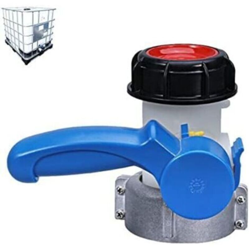 Universeller Ibc-adapter, Absperrventiladapter Für Ibc, Universelles Ibc-ablassventil, Schmetterlingsventiladapter, Geeignet Für Regenwassertanks, Regenspeicher Und Ibc-tanks