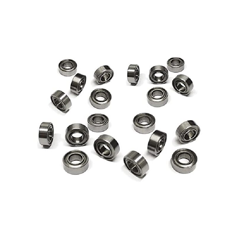 Serie Von 20 Mr84zz Kugellagern Aus Stahl, 4 Mm X 8 Mm X 3 Mm