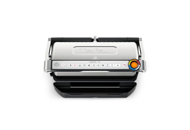 Tefal Kontaktgrill OptiGrill + XL, erneuerte Kochstufenanzeige, 9 automatische Programme, 2000 W, manuelles Programm, spülmaschinengeeignete Platten GC727D