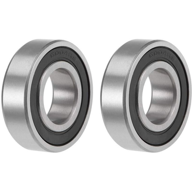 Stück Kugellager 6004-2rs 20x42x12mm Mit Doppelter Gummidichtung Und Chromstahl, Abgedichtetes Rillenkugellager 6004rs