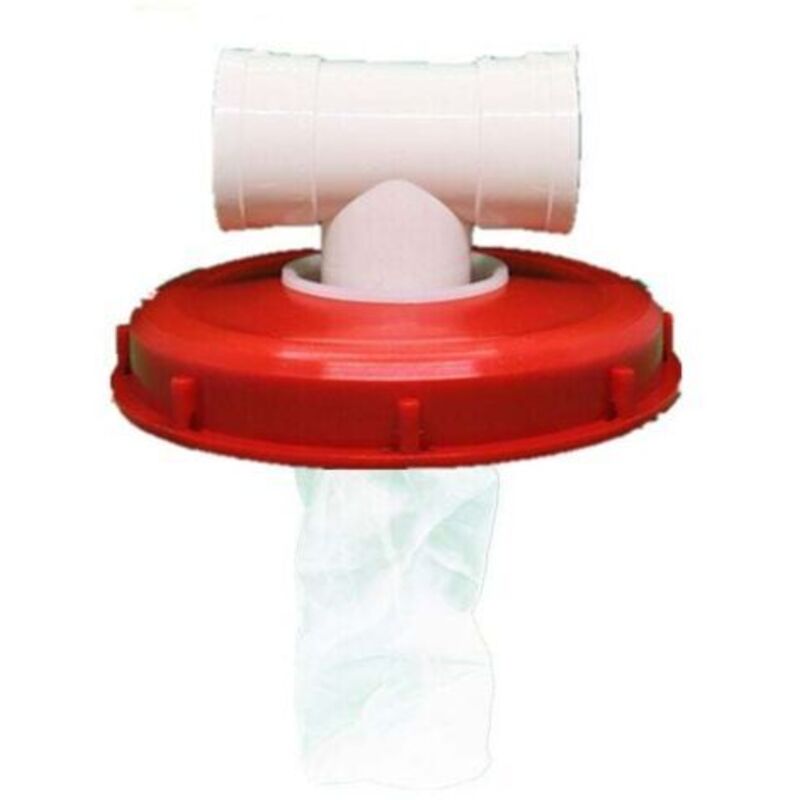 Ibc-tankdeckel Mit Waschbarem Nylonfilter Für 1000-liter-regenwassertank, Ibc-tankzubehör, Regenwasser-nylonfilter (245 Mm T-stück)