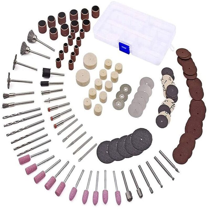 Zubehör Für Rotationswerkzeuge Mit 3mm Spannfutter / Universelles Schneiden / Polieren / Bohren / Schleifen / Gravieren Zubehör Für Mini-winkelschleifer & Mini-bohrmaschine Für Diy-handwerk 141 Stück