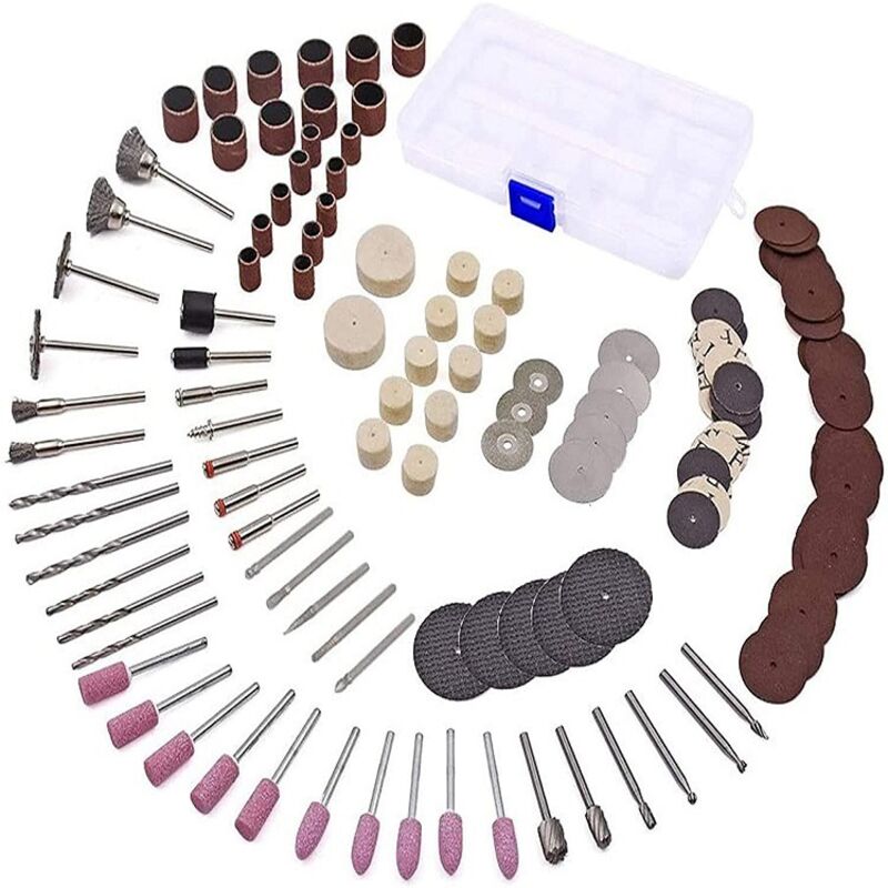 141-teiliges Zubehörset Für Rotationswerkzeuge, Universelle Aufsätze Zum Schneiden/polieren/bohren/schleifen/gravieren Und Mini-bohrmaschine Für Heimwerker