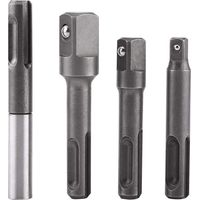4 Stück 1/4" 3/8" 1/2" Sds-bit-halter, Sds-plus Magnetische Verlängerung Für Schraubendreher