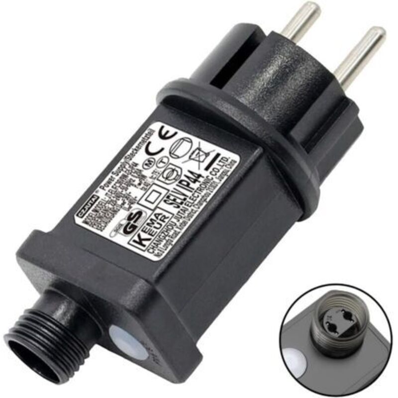 31v 6w Ip44 Wasserdichter Led-transformator – 9 Modi Mit Timer – Kurzschlussschutz – Einfache Installation 10,2 X 4,2 X 3,3 Cm