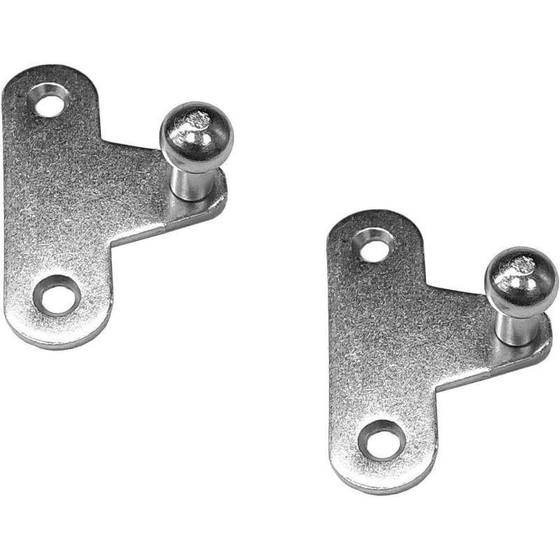 2x Scharnier Für Klappschrank, Drehgelenk-stütze, Metallverbinder, Vernickelt, Schnellbefestigung, Kipptür Für Küchenschrank