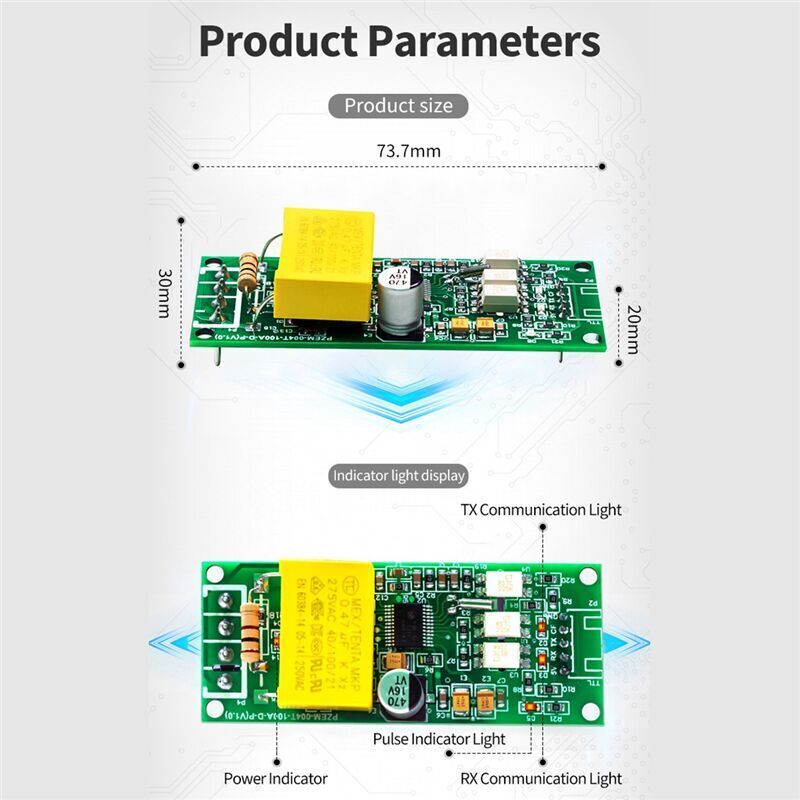 100a Pzem 004t Version Wattmeter + Open Ct Kwh-meter Volt Amp Modul Zur Stromprüfung Für Ttl Com2/com3/com4