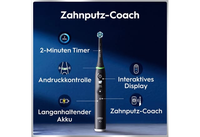 Oral-B Elektrische Zahnbürste iO Series 6, Aufsteckbürsten: 3 St., Doppelpack, 3 Aufsteckbürsten, Reise-Etui