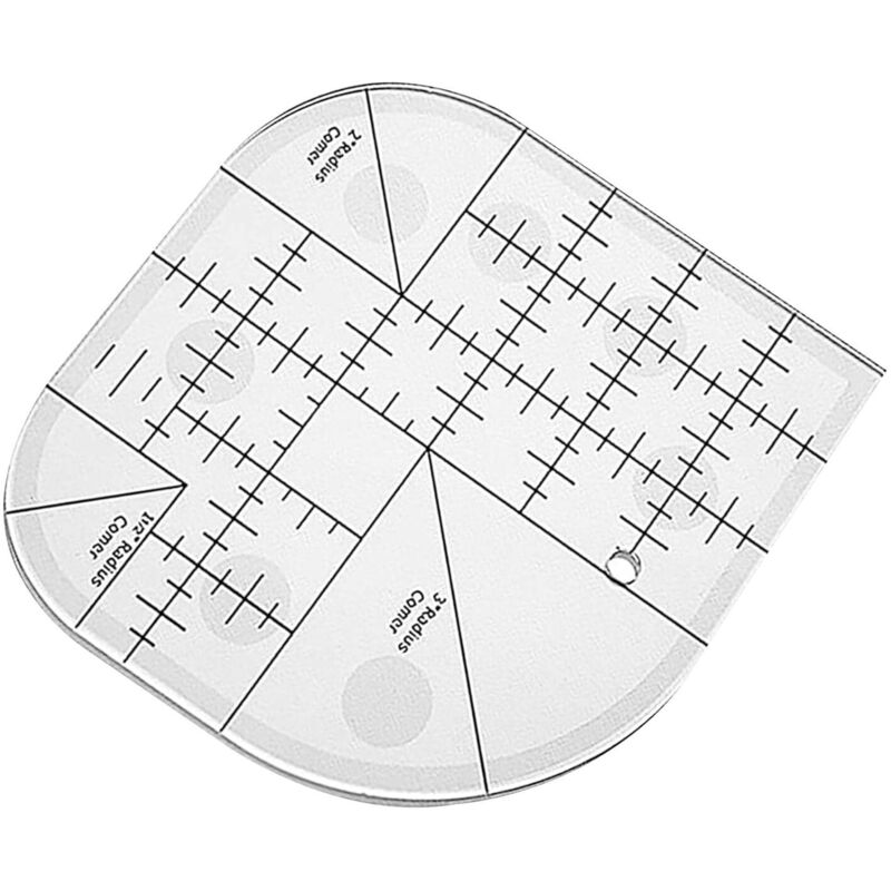 Regel Für Abgerundete Ecken Bei Quilts, Nähschablonen Für Patchwork Mit Abgerundeten Kanten, Patchwork-werkzeuge Für Nähzubehör, Haus, Büro