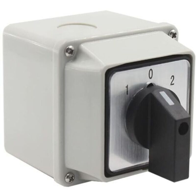 Universeller Leistungsumschalter Lw26-20/2 Mit Einbaugehäuse - 380 V, 20 A - Universeller Drehschalter