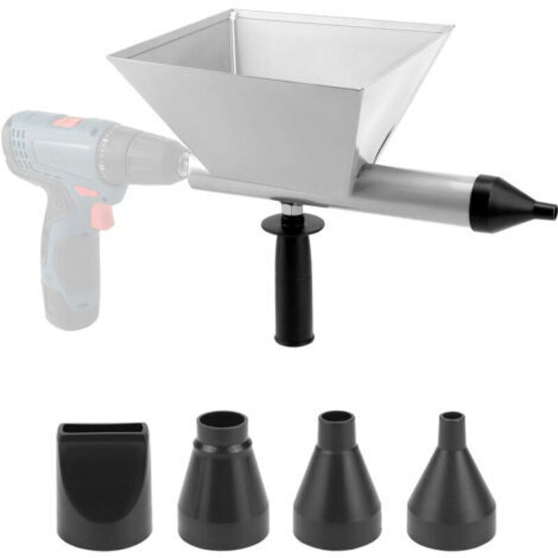 Zementmörtel-spritzpistole, Mörtelpistole Für Kalk- Und Zementmörtel Mit Pumpe, Mit 4 Düsen, Für Mörtelfugen, Steinwände, Ziegelwände, Böden – Metallgehäuse