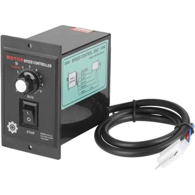 Elektrischer Drehzahlregler Für 400w 220v Wechselstrom-motor, Pinpoint-geschwindigkeitsregler Für Druck-, Verpackungs-, Lebensmittel- Und Industriebranchen