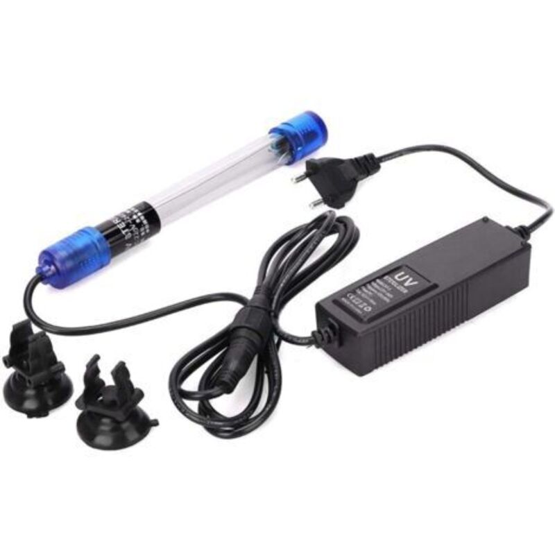 Uv-sterilisator Für Aquarien 220-240v, Uv-sterilisatorlampe Zur Wasserklärung Und Bakterienabtötung, Wasserdichte Sterilisatorlampe Für Aquarium, Teich, Pool Und Zuhause (11w)