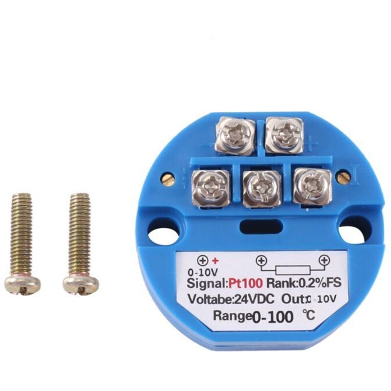 Temperaturtransmitter Pt100 0-100°c Rtd-eingang 0-10v Ausgang Dc24v