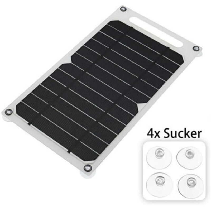 (1 Stück) Tragbares 6-v-solarpanel Mit Stabilem Usb-batterieladegerät, Geeignet Zum Aufladen Von Mobiltelefonen Im Freien, Beim Camping Und Zu Hause