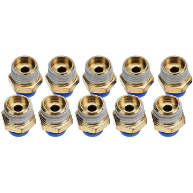 Schnellverschluss Für 4 Mm Luftschlauch, Außengewinde, Gerader Steckverbinder (pc4-2, 10er-pack)