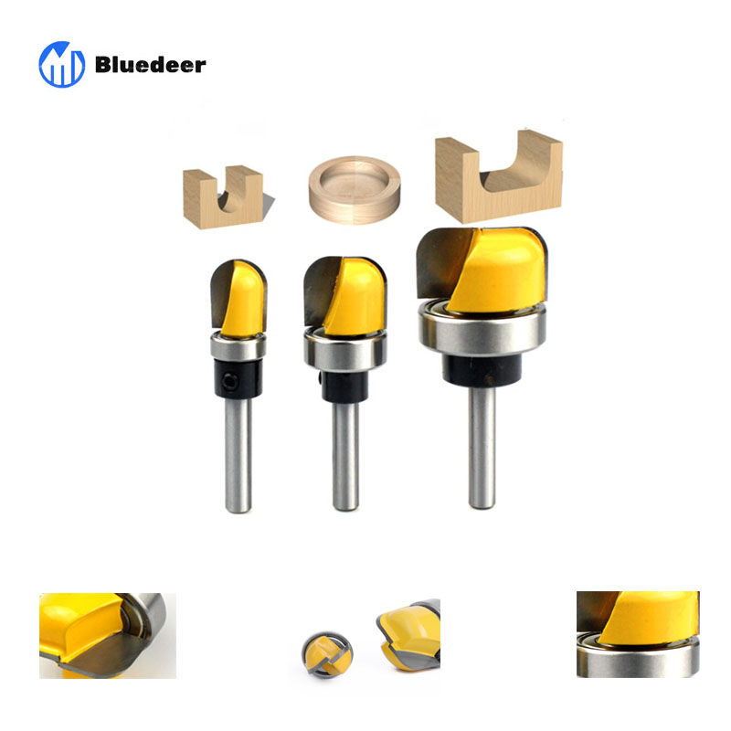 Bolzen Und Fräser-schaftfräser Für Holzbearbeitung, Schaftdurchmesser 6 Mm, 3 Stück