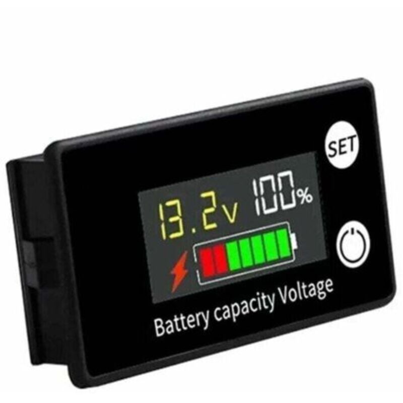 Dc-batteriespannungsmesser 8v-100v Für Blei-säure- Und Lithium-batterien, 12v 24v 48v, Lcd-anzeige