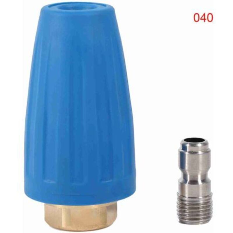 Rosvola 1/4" Schnellkupplung Hochdruck-reinigungszubehör Accessoiration Sull Turbo Bnuse 3000psi 4.0.