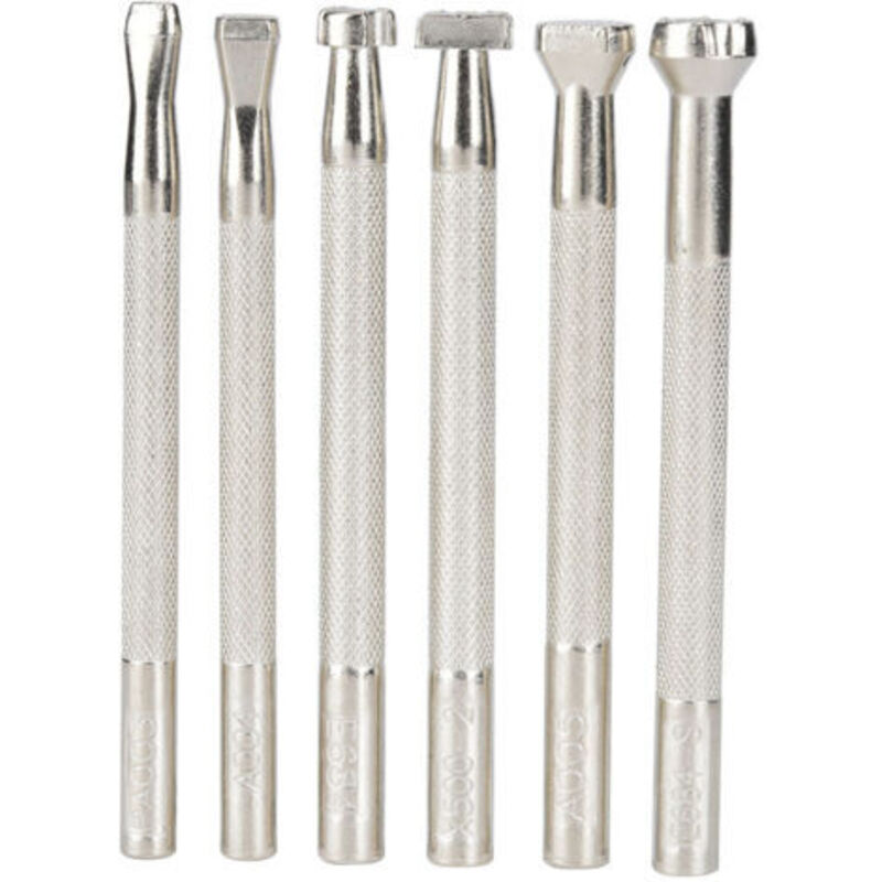 6-teiliges Set Rutschfester Leder-schnitzwerkzeuge Mit Fischmuster Und Griff Für Diy (fischmuster)