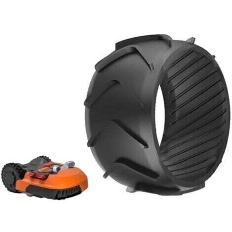 Geeignet Für Vorderrad Von Worx Rasenmähroboter, Schwarze Gummi-radkappe, M500, M700, S300, M1000, M700 Plus