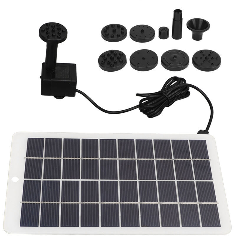 Professionelle Solare Brunnenpumpe, Hocheffizient Wasserbetrieben, Für Außengarten, Patio, 4w 5v.