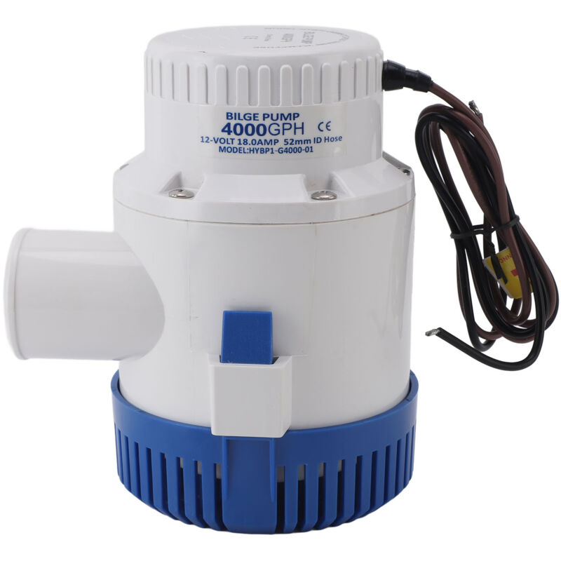 Automatische 12v Dc-tauchpumpe 4000 Gph, Elektrische Sumpfpumpe Für Pool, Springbrunnen, Entwässerung, Whirlpool, Gartenteich Und Keller