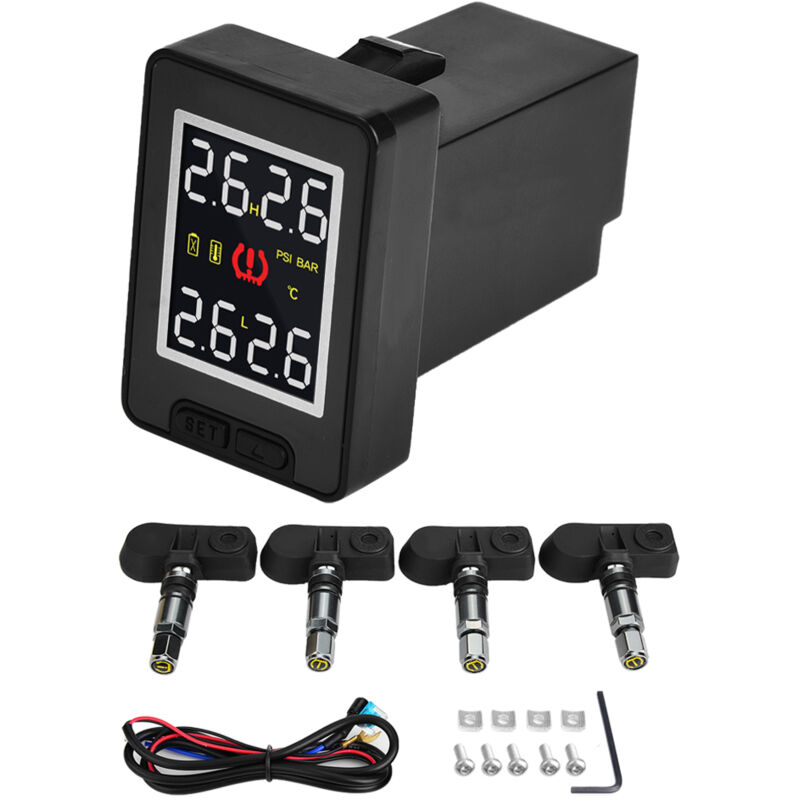 Kfz-tpms-system, Hochpräziser Reifendrucksensor, Kraftstoffsparend, Wasserdicht Nach Ip5k4k Für Automobile.