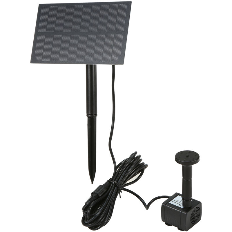 Solarbrunnenpumpe 5,5 V 1,5 W, Polykristallines Siliziumpanel, Vogelbad