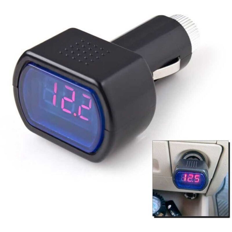 Batterie-tester Voltmeter Für Auto, Lkw, Wohnmobil 12v 24v Zigarettenanzünder