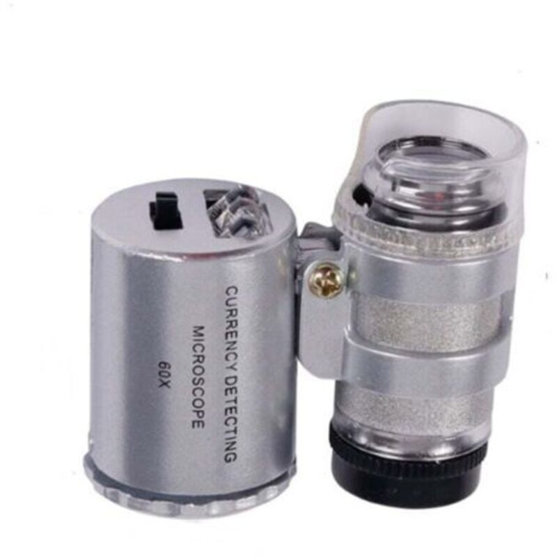 Mini-juwelierlupe Mit Led-beleuchtung 60x