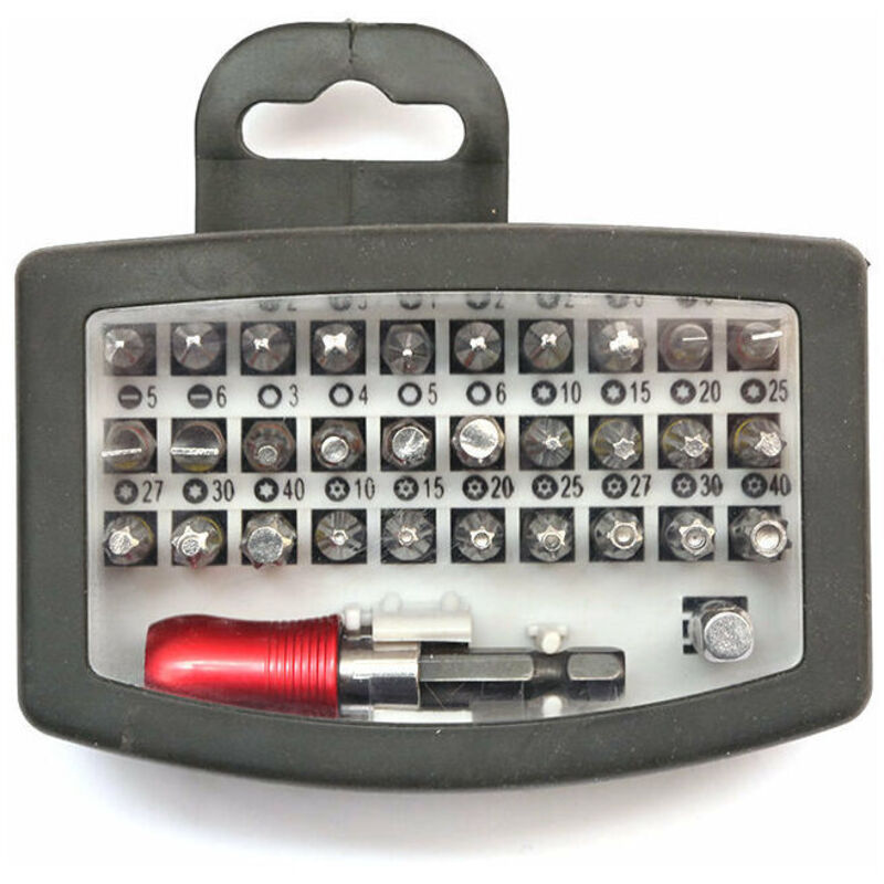 Accessori 32-teiliges Set Extra Harter Schrauberbits