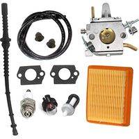 Vergaser Mit Luftfilter Und Benzinschlauch Für Stihl Fs400 Fs450 Fs480 Sp400 Sp450 - Ersatz Für Zama C1q-s34h, 4128 120 0651, 4134 141 0300. H121
