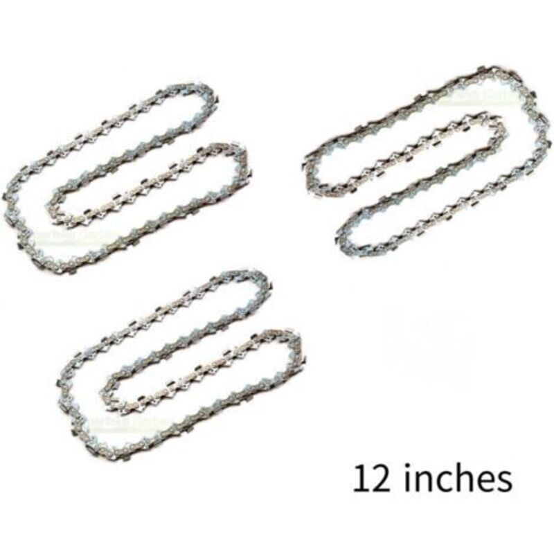 3er-set 12-zoll (30 Cm) Kettensägenketten – 45 Antriebsglieder – Lubri-tec-system Für Effizientes Sägen – Kompatibel Mit Dolmar, Echo, Bosch
