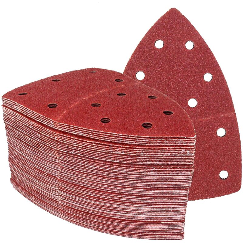 50 Stück 11 Löcher 105 X 152 Mm Körnung 100 Für Mehrfach-schleifmaschinen Schleifblätter Schleifpapier
