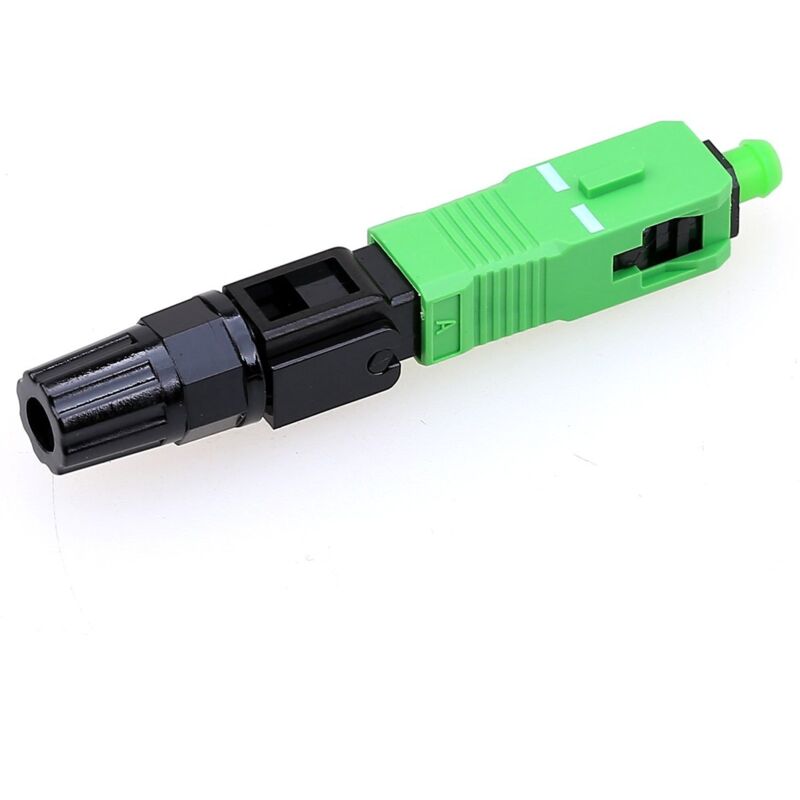 Packung Mit 10 Schnellen Sc-apc-kaltsteckverbindern – Glasfaser-optikverbinder Für Ftth – Einfache Installation – Adapter Für Schwachstromkabel