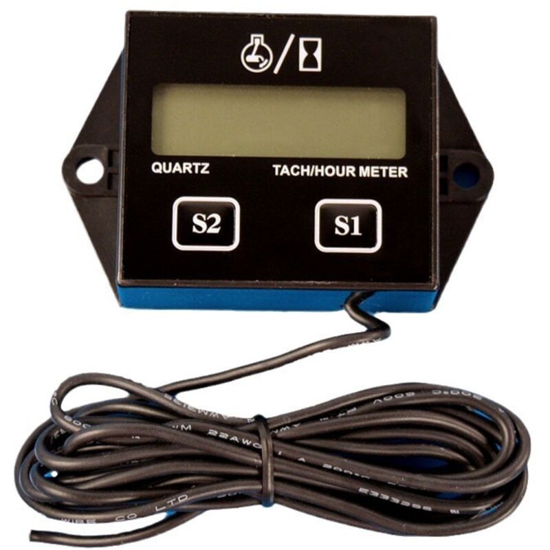 Digitaler Tachometer, Wartungserinnerung, Austauschbare Batterie, Automatische Abschaltung, Verwendung Für Ztr-rasenmäher, Traktor, Boot, Atv, Schneemobil Und Geräte