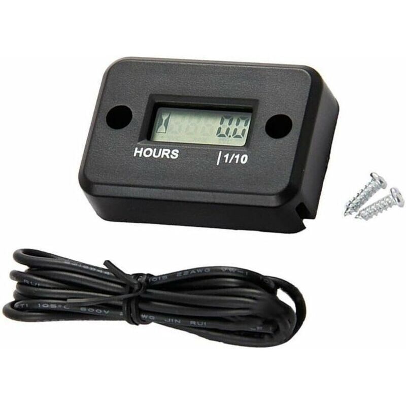 Wasserdichter Lcd-stundenzähler Digitaler Timer Für Quad, Motorrad, Schneemobil, Motocross, Pitbike, Rasenmäher, Traktor Und Lkw