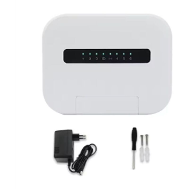 Intelligenter Tuya-wifi-innenbewässerungscontroller Mit 6 Stationen, Fernbewässerungssystem Per Telefon Für Eu-stecker A