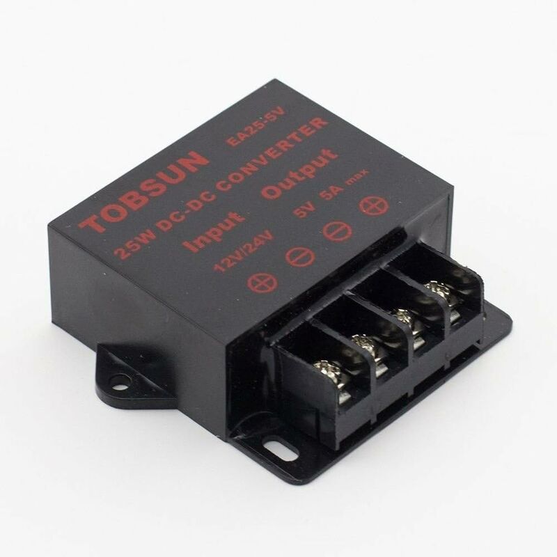 Dc-dc-spannungswandler, Abwärtswandler, Transformator, 12v/24v Auf 5v, 5a, 25w, Einstellbarer Buck-konverter Für Led-bildschirme, Automobile, Stromversorgung Usw.