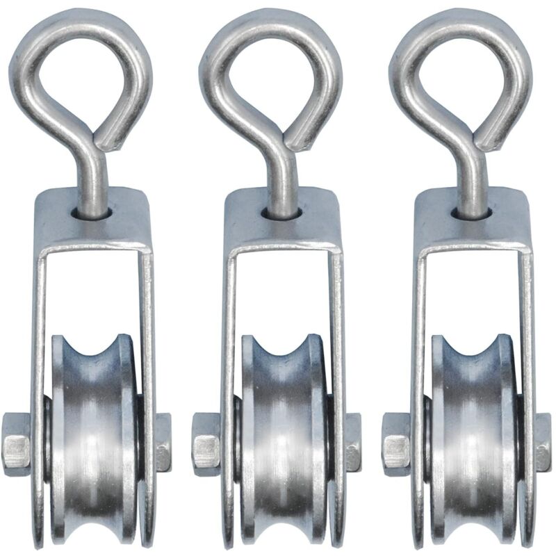 Mini-flaschenzüge Mit Kugellagern, Ø 28 Mm, Für 6-mm-seil, Tragkraft 30 Kg