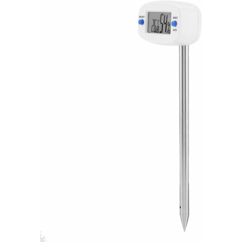 Digitaler Bodenfeuchtemesser Mit Lcd-bildschirm, Temperatur-feuchtigkeitstester Mit Sonde, Elektronischer Tester Für Gartenpflanzen