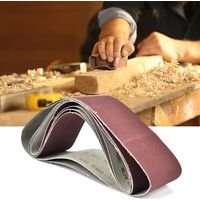 Schleifband 915x100mm 5er-pack Endlosbänder Körnung 80 120 150 240 400 Für Bandschleifer Holz Metall Und Möbel Werkstatt