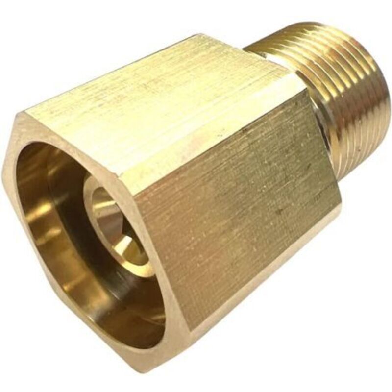 6er Adapter Für Kärcher Easylock Tr22 Ig Auf M22 X 1,5 Ag - Messingadapter Für Hochdruckreiniger Hd/hds - Verbindet Die Easyforce-pistole Mit M22-schläuchen