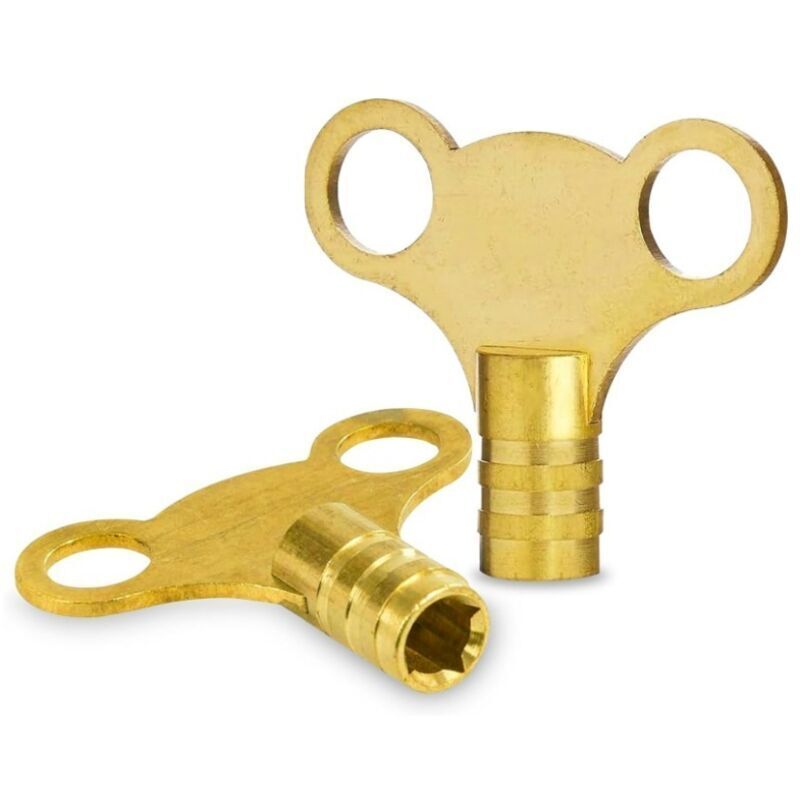 2 Heizkörperschlüssel, Entlüftungsventil Für Heizkörper, Passend Für Die Meisten Heizkörper (messing, 2 Stück, 5 Mm)