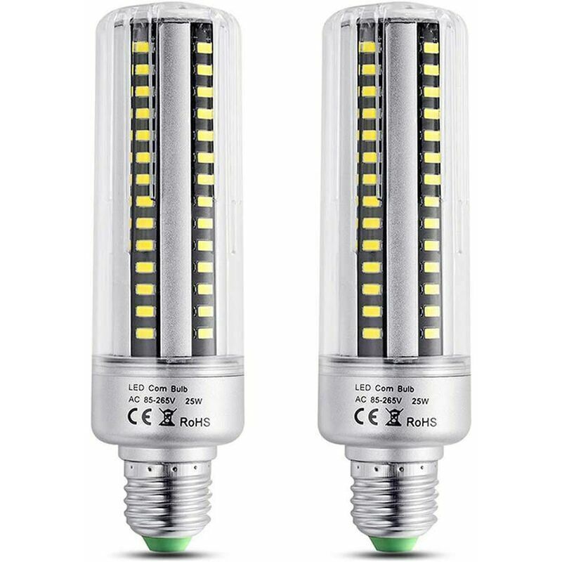 E27 Led Glühbirne 25w, Warmweiß 3000k, 2500lm Hohe Helligkeit, Entspricht 200w Halogenlampe, Nicht Dimmbar, E27 Led Lampe Für Deckenleuchte, 2er Pack