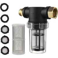 Integrierter Wasserfilter Mit 40-maschen-sieb Für Hochdruckreiniger, Geeignet Für Garten Und Haushalt