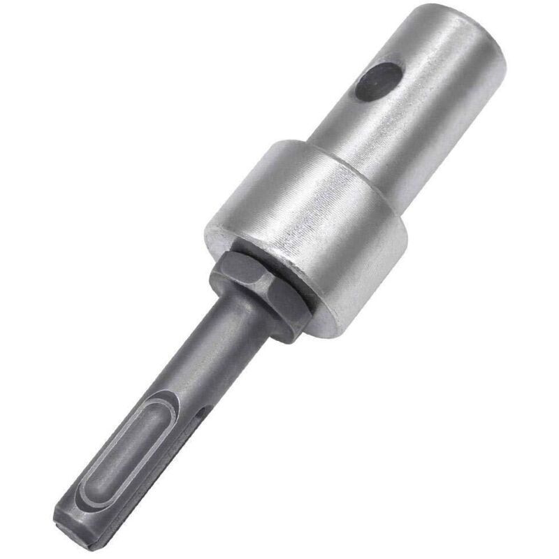 Bohreradapter Für Erdbohrer – Schlüsselfreies Bohrfutter 1/2" – Rundschaft M13 X 15 Mm – Langlebiger Stahl Für Längeren Einsatz